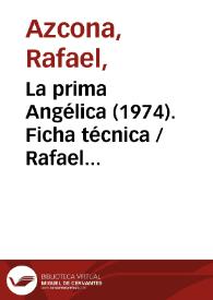 La prima Angélica (1974). Ficha técnica