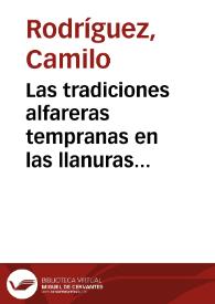 Las tradiciones alfareras tempranas en las llanuras del Caribe Colombiano (departamentos de Bolívar y Atlántico). Periodización y comparación cerámica