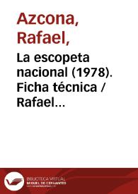 La escopeta nacional (1978). Ficha técnica