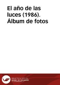 El año de las luces (1986). Álbum de fotos