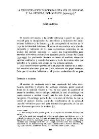 La preocupación nacionalista en el ensayo y la novela bolivianos (1900-1932)