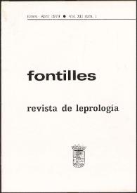 Fontilles. Revista de Leprología. Vol. XII, 1979-1980