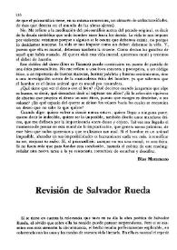 Revisión de Salvador Rueda