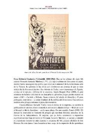 Casa Editorial Santarén (Valladolid, 1800-1961) [Semblanza]