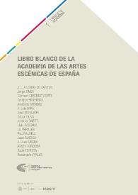 Libro Blanco de la Academia de las Artes Escénicas de España