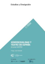 Homosexualidad y teatro en España 