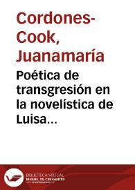 Poética de transgresión en la novelística de Luisa Valenzuela
