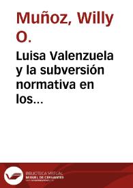 Luisa Valenzuela y la subversión normativa en los cuentos de hadas: 