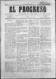 El Progreso : Periódico Democrático de la Marina. Núm. 3, 11 de setiembre de 1884