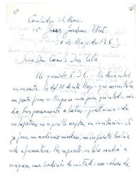 Carta de Jorge Guillén a Camilo José Cela. Cambridge, 30 de mayo de 1963
