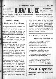 Nueva Illice (1913-1927). Núm. 313, 12 de mayo de 1918