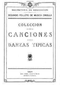Colección de canciones y danzas típicas