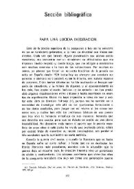 Cuadernos Hispanoamericanos, núm. 274 (abril 1973). Sección bibliográfica