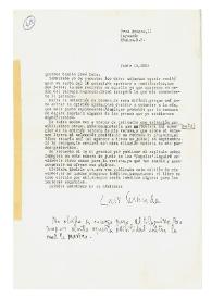 Carta de Luis Cernuda a Camilo José Cela. México, 15 de junio de 1958
