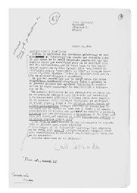 Carta de Luis Cernuda a Camilo José Cela. México, 22 de enero de 1959
