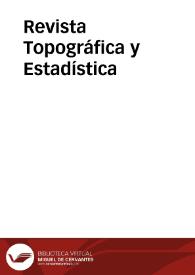  Revista Topográfica y Estadística
