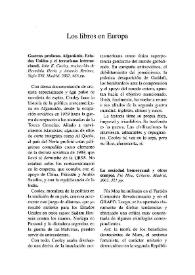 Cuadernos Hispanoamericanos, núm. 630 (diciembre 2002). Los libros en Europa
