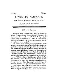 Diario de Alicante . Núm. 7, 7 de octubre de 1816
