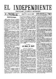 El independiente : Semanario Político-Literario (Villena). Núm. 20, 17 de julio de 1892
