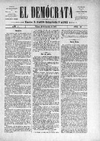 El Demócrata (Villena, Alicante)
. Núm. 10, 19 de octubre de 1890