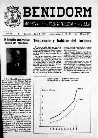 Benidorm : Boletín del Ayuntamiento de la Villa. Núm. 23, julio de 1961