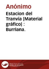 Estacion del Tranvía [Material gráfico] : Burriana.