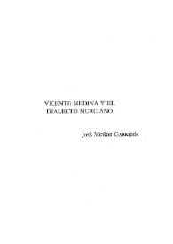 Vicente Medina y el dialecto murciano