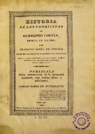 Historia de las conquistas de Hernando Cortés. Tomo II