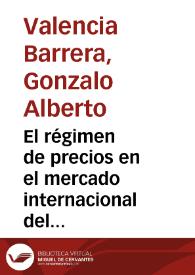 El régimen de precios en el mercado internacional del café. Una nota metodológica