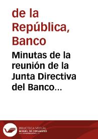 Minutas de la reunión de la Junta Directiva del Banco de la República y comunicados de prensa, diciembre 2009