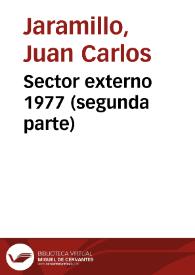 Sector externo 1977 (segunda parte)