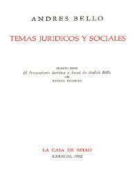 Temas jurídicos y sociales
