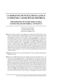 La narrativa de Vicenç Riera i Llorca: literatura i consciència històrica