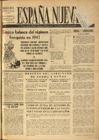 España nueva : Semanario Republicano Independiente. Año IV, núm. 108, 17 de enero de 1948