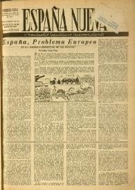 España nueva : Semanario Republicano Independiente. Año IV, núm. 109-110, 24 de enero de 1948