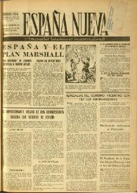 España nueva : Semanario Republicano Independiente. Año IV, núm. 111, 31 de enero de 1948