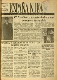 España nueva : Semanario Republicano Independiente. Año IV, núm. 115, 28 de febrero de 1948