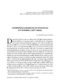 Compañías dramáticas italianas en Madrid (1857-1884)