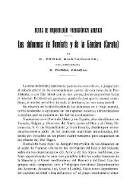 Notas de arqueología prehistórica galaica. Los dólmenes de Dombate y de la Gándara (La Coruña)
