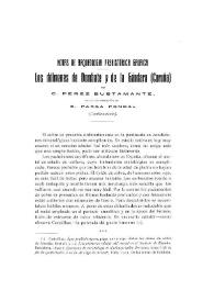 Notas de arqueología prehistórica galaica. Los dólmenes de Dombate y de la Gándara (La Coruña) (Continuación)
