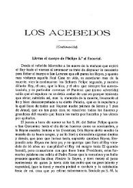 Los Acebedos (Continuación)