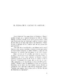 El poema de D. Alonso de Aguilar