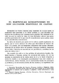 El particular romanticismo de don Salvador Bermúdez de Castro