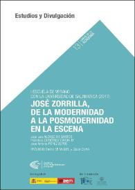 José Zorrilla, de la modernidad a la posmodernidad en la escena