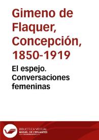 El espejo. Conversaciones femeninas