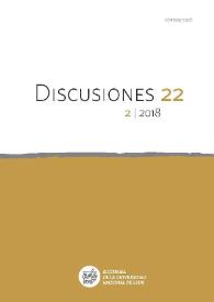 Discusiones. Núm. 22.2, 2018
