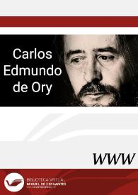 Carlos Edmundo de Ory