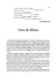 Carta de México