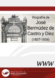 Biografía de José Bermúdez de Castro y Díez (1807-1854)