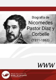 Biografía de Nicomedes Pastor Díaz y Corbelle (1811-1863)